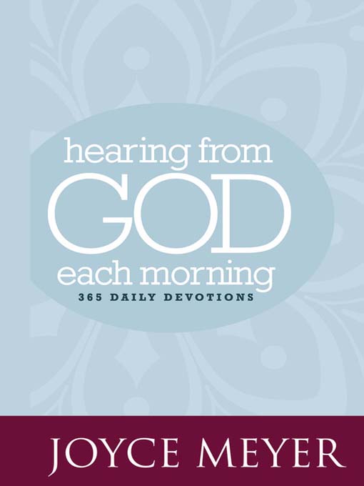 Title details for Hearing from God Each Morning by Joyce Meyer - Wait list